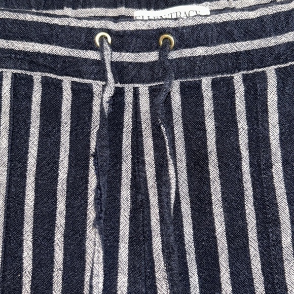 Ellen Tracy Linen Striped Pants Size Medium - Picture 3 of 7